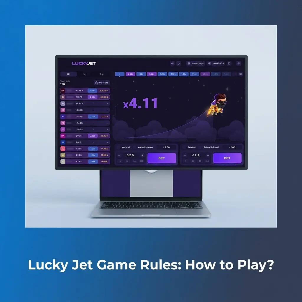 Lucky Jet game round showing Lucky Joe ascending with rising multiplier and cash out button on screen