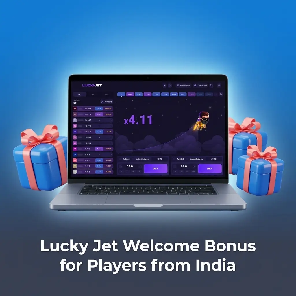 1win Lucky Jet welcome bonus for Indian players offering 500% up to 1,80,000 INR with 500 free spins