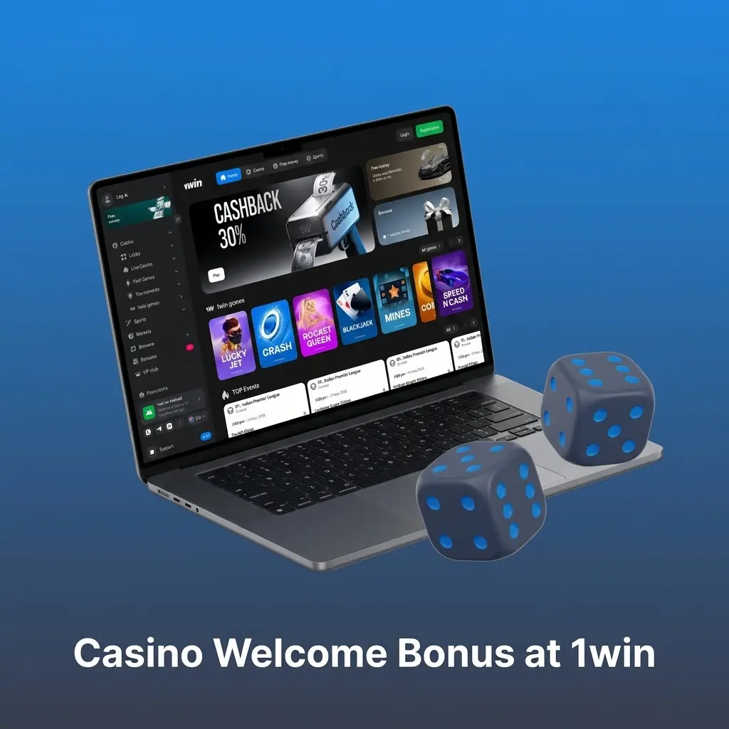 1win Casino Welcome Bonus: 500% up to ₹1,80,000 plus 500 free spins for new players on first four deposits