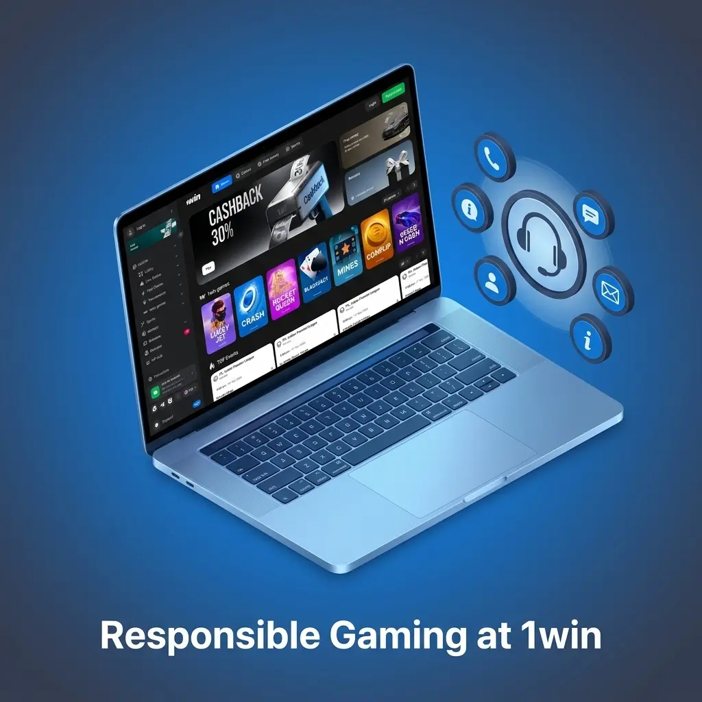 1win responsible gaming tools including deposit limits, self-exclusion options, and session reminders for player protection