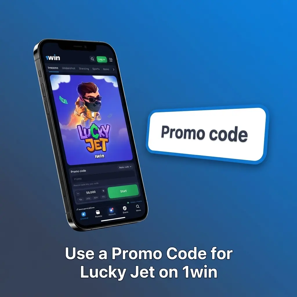 1win promo code 1WOFF entry field for Lucky Jet bonus boost on registration form in India