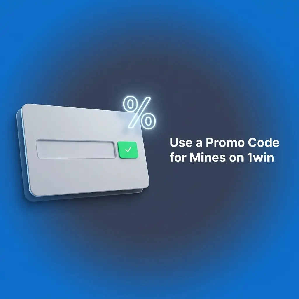 1win Mines promo code 1WBONUS entry field during registration for increased welcome bonus